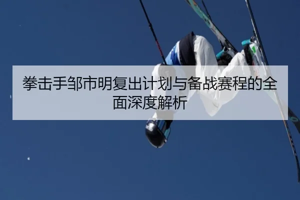 拳击手邹市明复出计划与备战赛程的全面深度解析